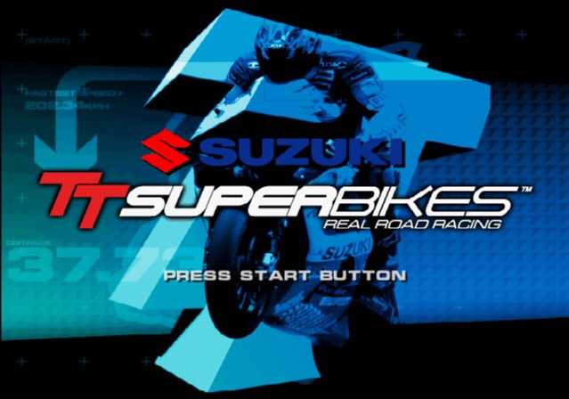 TT SuperBikes — Title screen