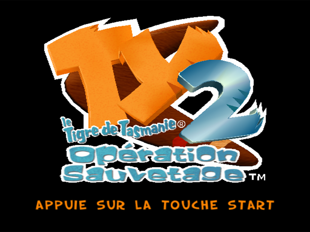 TY the Tasmanian Tiger 2 : Bush Rescue — Title screen