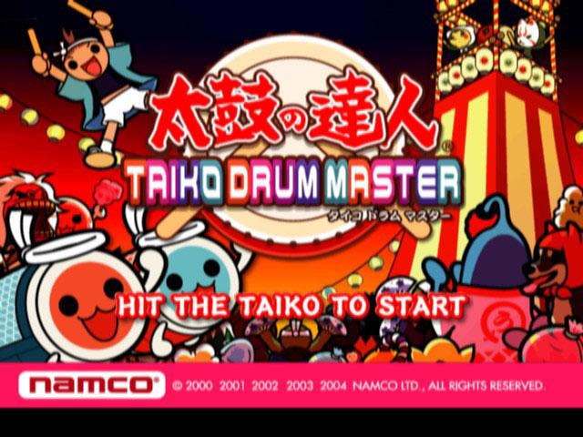 Taiko Drum Master — Title screen