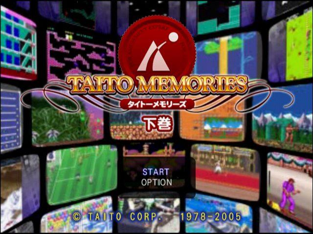 Taito Memories : Gekan — Title screen