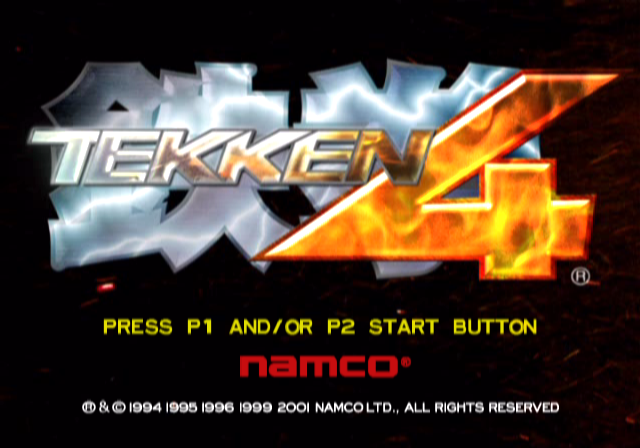 Tekken 4 — Title screen