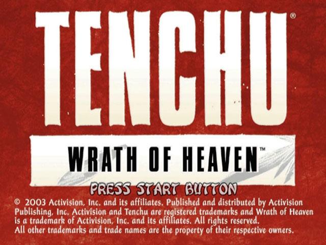 Tenchu : Wrath of Heaven — Title screen
