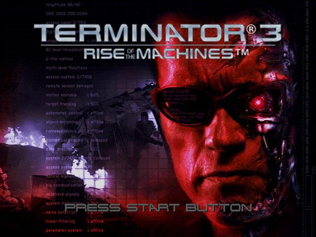Terminator 3 : Rise of the Machines — Title screen