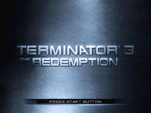 Terminator 3 : The Redemption — Title screen