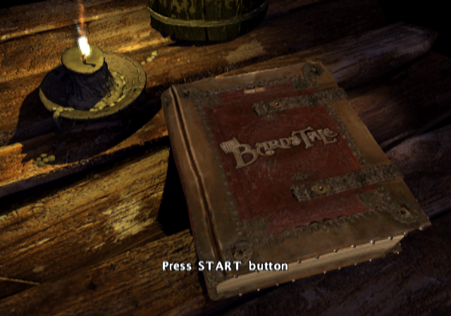 The Bard's Tale — Title screen