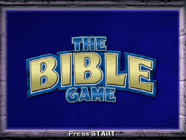 The Bible Game — Title screen
