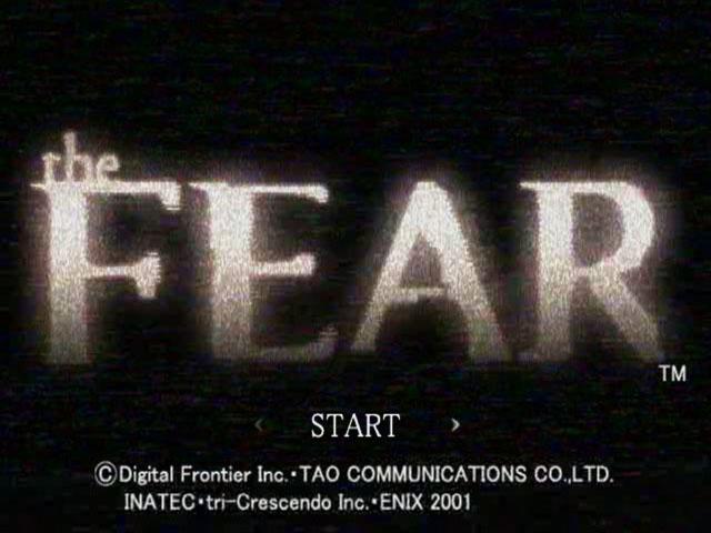 The Fear — Title screen