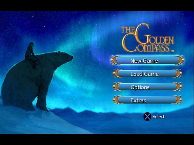The Golden Compass — Title screen