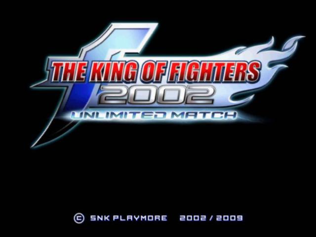 The King of Fighters 2002 Unlimited Match — Title screen