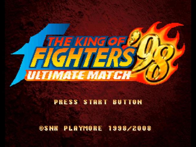 The King of Fighters '98 Ultimate Match — Title screen