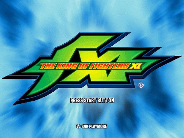 The King of Fighters XI — Title screen
