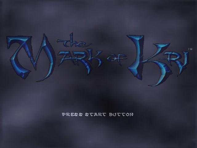 The Mark of Kri — Title screen