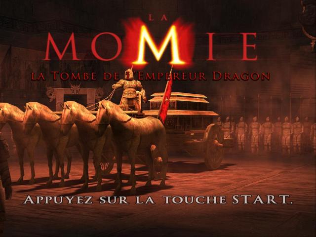 The Mummy : Tomb of the Dragon Emperor — Title screen