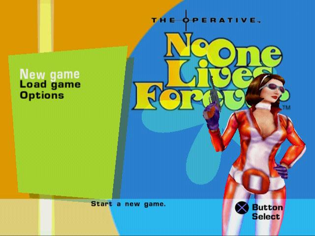 The Operative : No One Lives Forever — Title screen