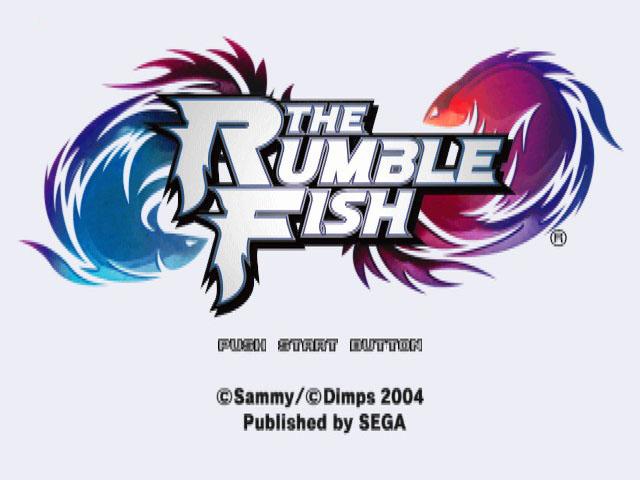 The Rumble Fish — Title screen