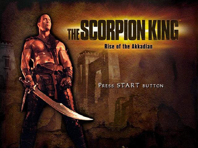 The Scorpion King : Rise of the Akkadian — Title screen