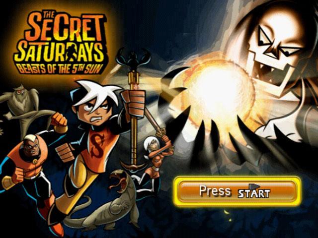 The Secret Saturdays : Beasts of the 5th Sun — Title screen