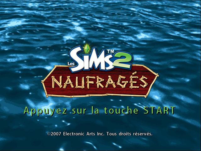 The Sims 2 : Castaway — Title screen