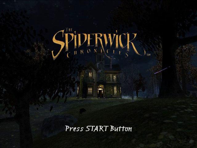 The Spiderwick Chronicles — Title screen