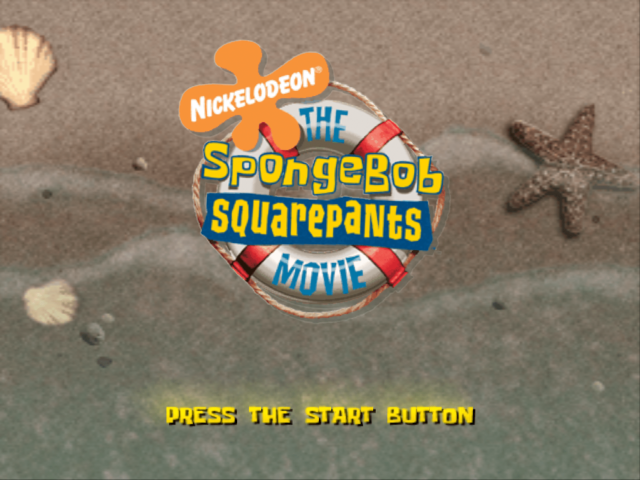 The SpongeBob SquarePants Movie — Title screen