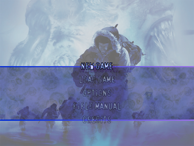 The Thing — Title screen