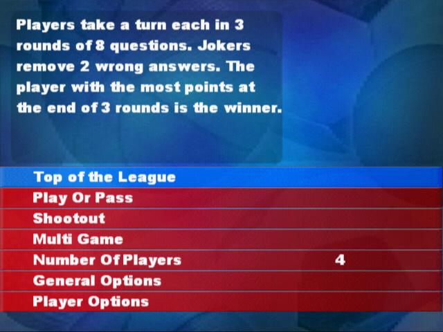 The Ultimate Trivia Quiz — Title screen
