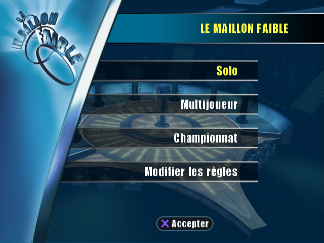 The Weakest Link — Title screen