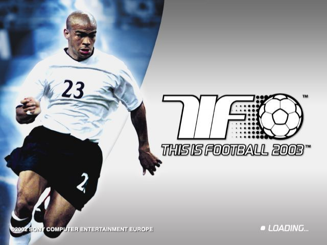 This Is Football 2003 — Title screen