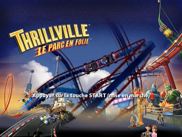 Thrillville : Le Parc en Folie — Title screen