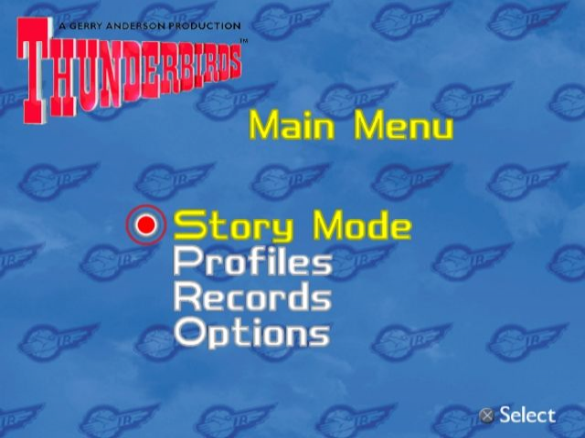 Thunderbirds — Title screen