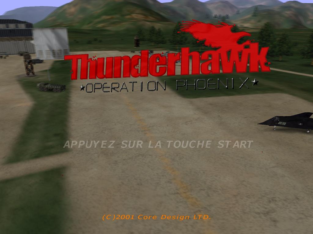 Thunderhawk : Operation Phoenix — Title screen