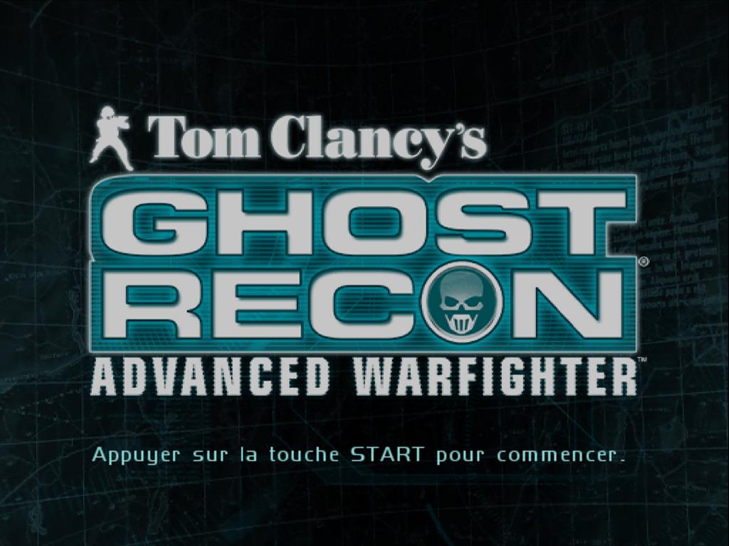Tom Clancy's Ghost Recon : Advanced Warfighter — Title screen