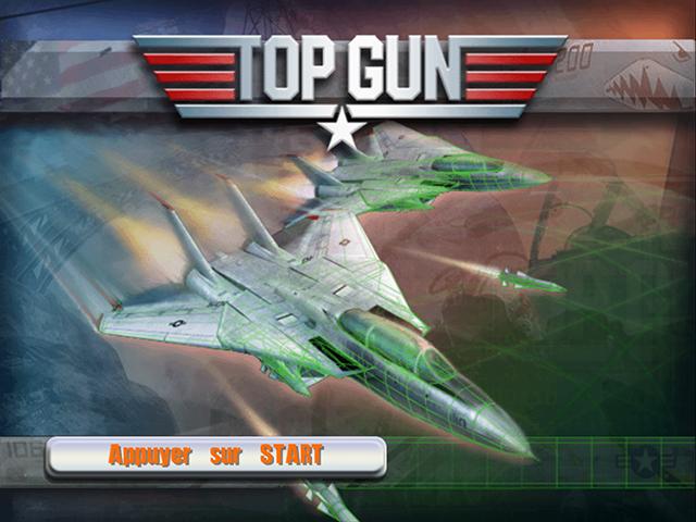 Top Gun — Title screen