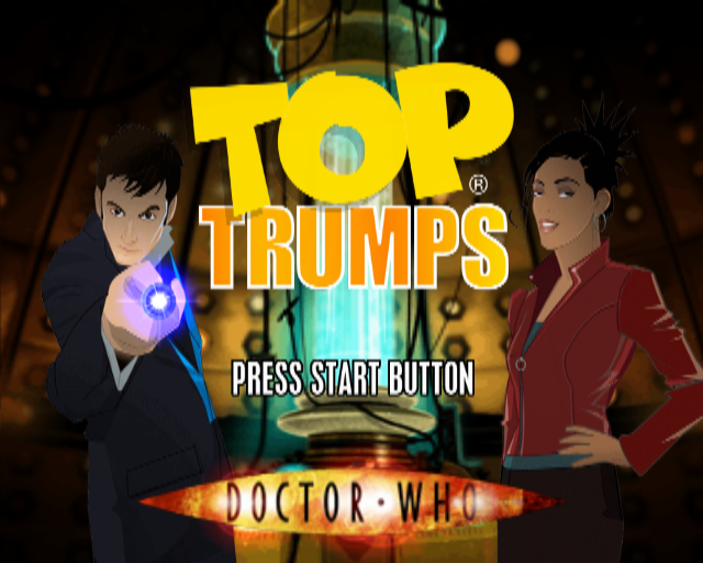 Top Trumps : Doctor Who — Title screen
