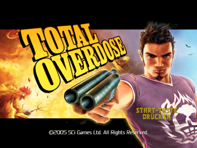 Total Overdose — Title screen