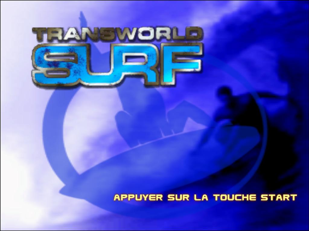 TransWorld Surf — Title screen