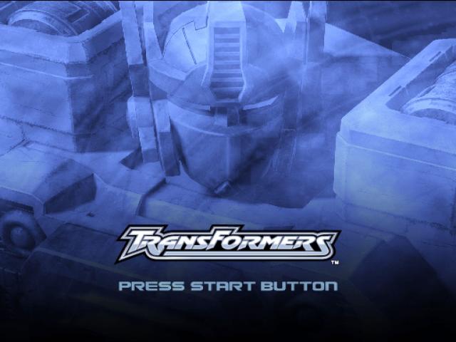 Transformers — Title screen