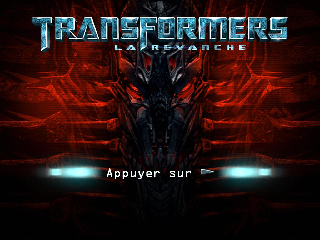 Transformers : Revenge of the Fallen — Title screen