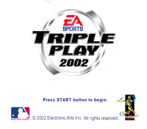 Triple Play 2002 — Title screen