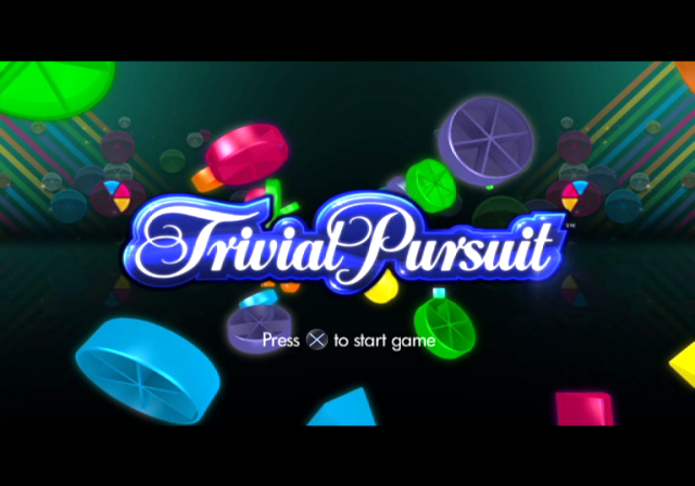 Trivial Pursuit — Title screen