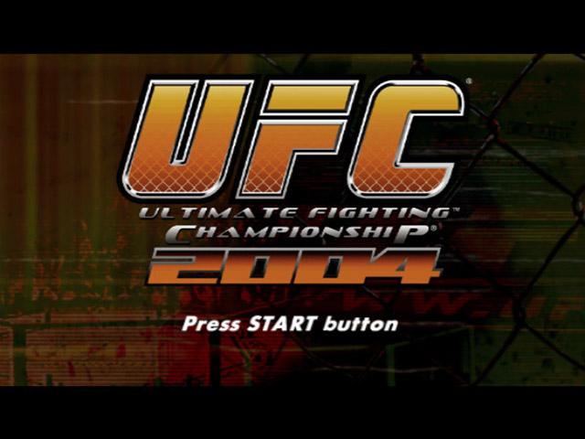 UFC : Sudden Impact — Title screen