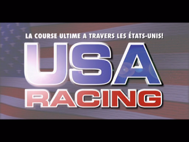 USA Racer — Title screen
