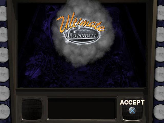 Ultimate Pro Pinball — Title screen