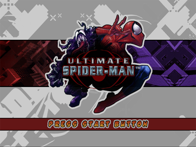 Ultimate Spider-Man — Title screen