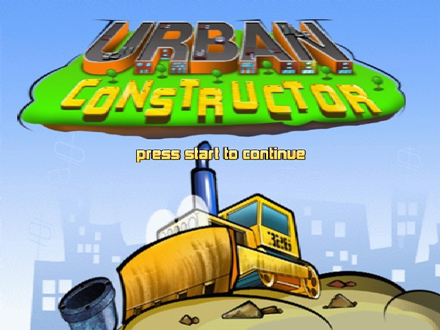 Urban Constructor — Title screen