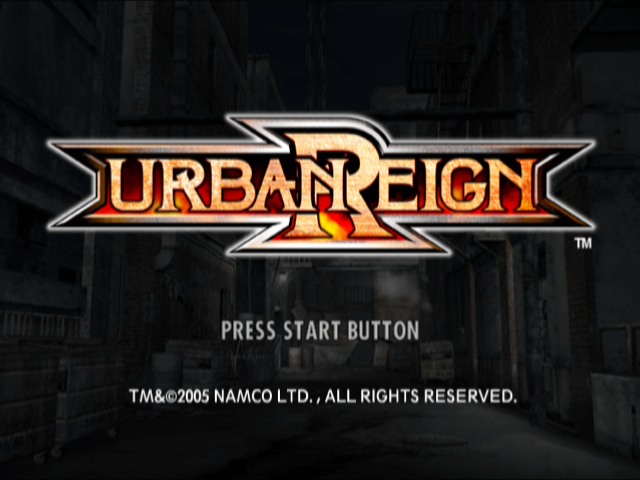 Urban Reign — Title screen