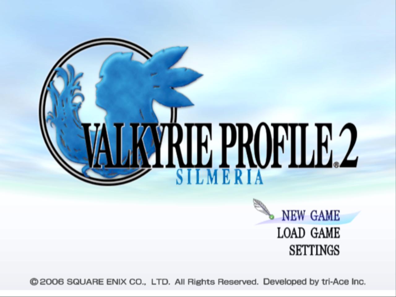 Valkyrie Profile 2 : Silmeria — Title screen