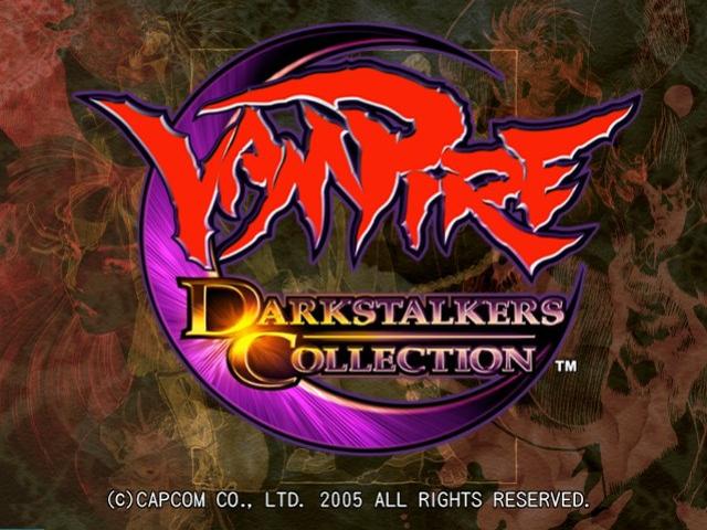 Vampire : Darkstalkers Collection — Title screen