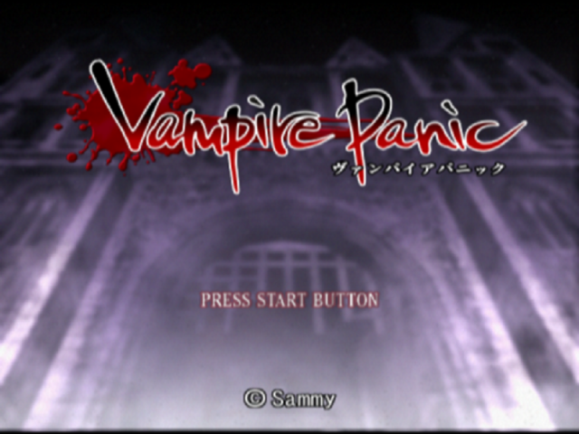 Vampire Panic — Title screen