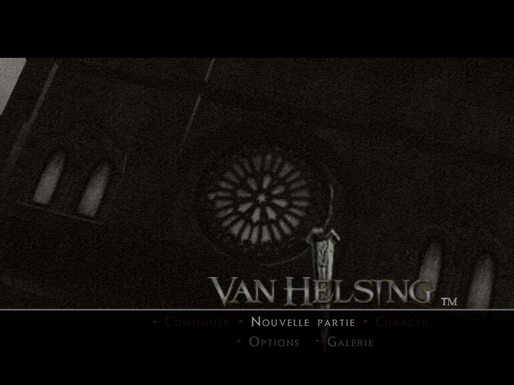Van Helsing — Title screen